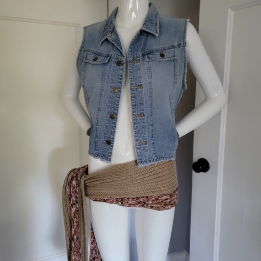 Light Blue RALPH LAUREN  Denim Women's Vest Jeans